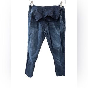 Jessica Simpson Dark Navy Slim Straight Maternity Jeans